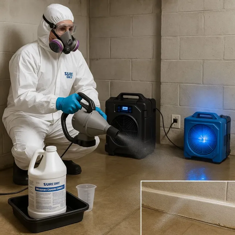 Sanitization and Odor Removal process in Rockwall County, TX