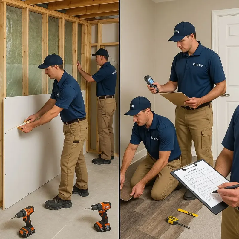 Repairs and Reconstruction process in Rockwall County, TX