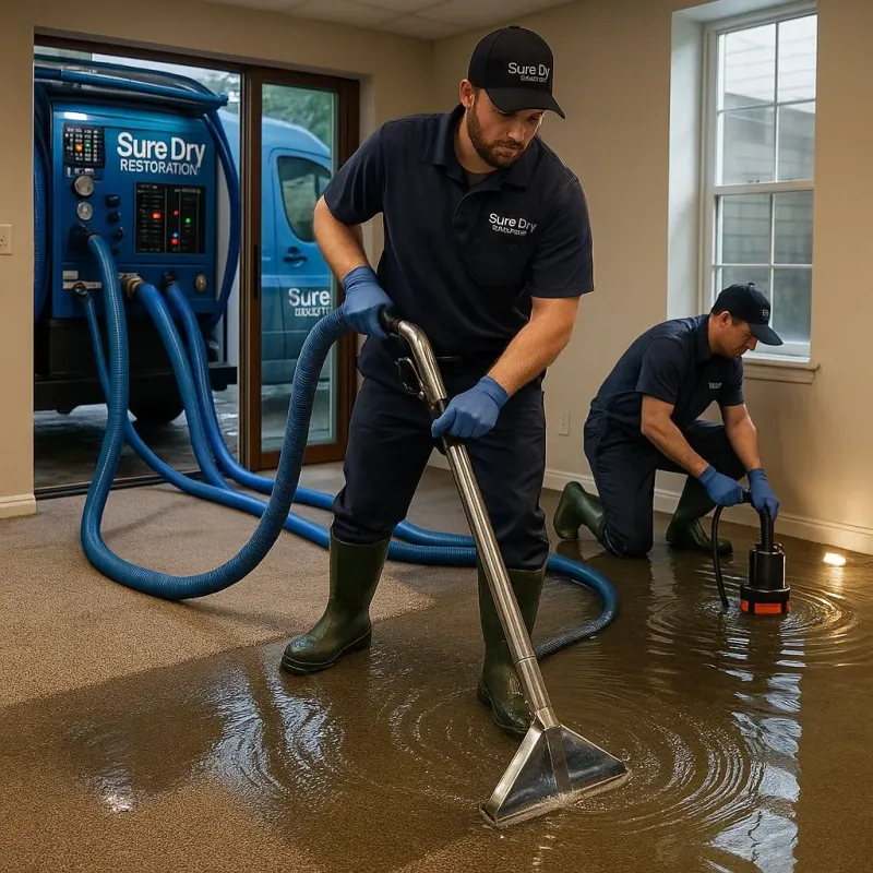 Water Extraction and Removal process in Rockwall County, TX